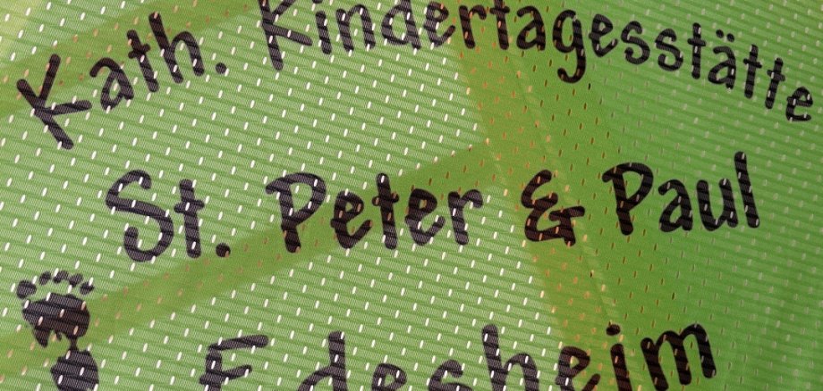 Flag der Kindertagesstätte. Flag der Kindertagesstätte.